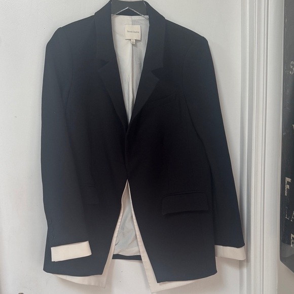 Favorite Daughter Kelly Blazer Jacket Small Black - Picture 11 of 16